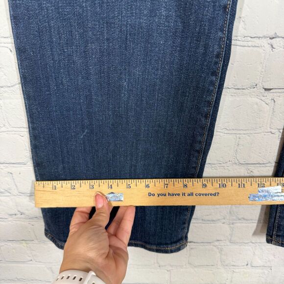 Lucky Brand Jeans Women Size 31 R Blue Sweet Mid Rise Boot Cut Dark Blue Western - Picture 15 of 16